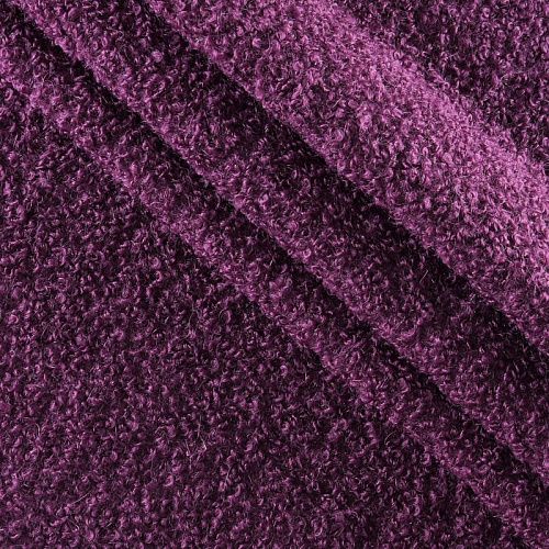 Букле 006-11661 черный виноград однотонный