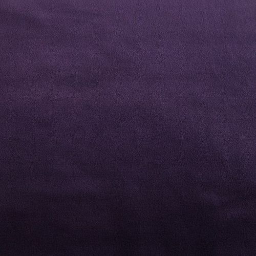 Бархат хлопковый 002-17136 пыльно-баклажановый однотонный