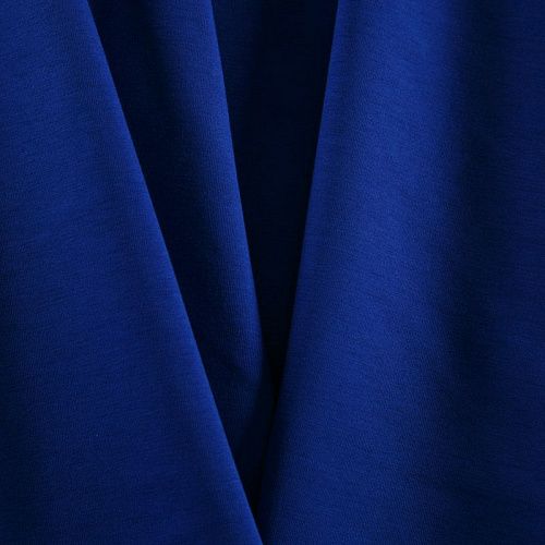 Трикотаж 056-15740 ультрамарин однотонный