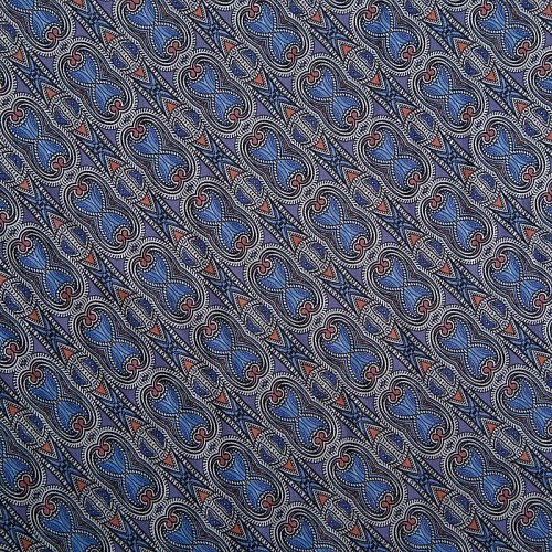 Шелк-штапель 069-17639 фиолетовый принтованный