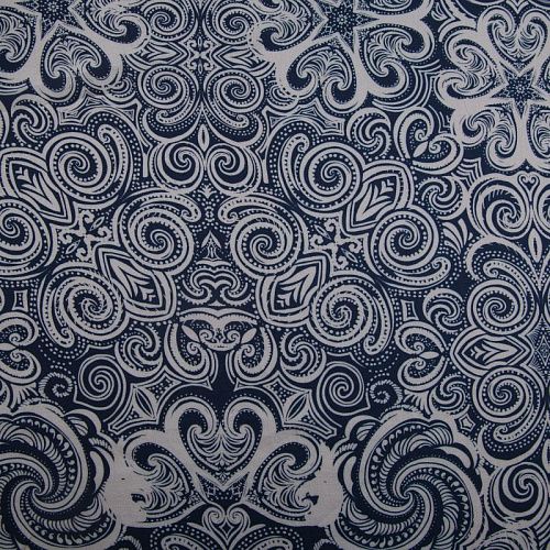 Батист 003-16127 белый принтованный