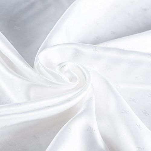 Ткань подкладочная 045-20856 белый жаккардовый