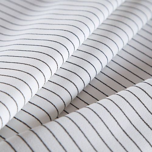 Креп дублированный Michael Kors 026-16178 белый принтованный