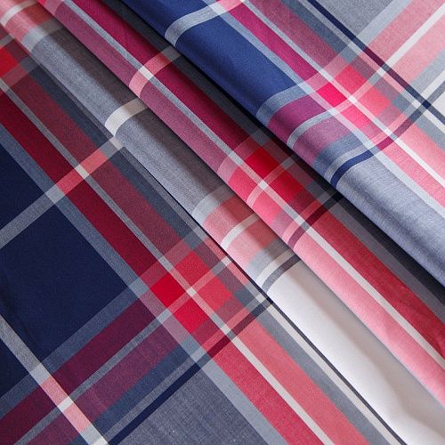 Лен натуральный 049-12437 белый принтованный