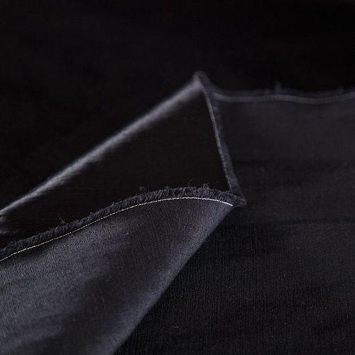 Лен-вискоза Ralf Lauren 035-16320 черный однотонный