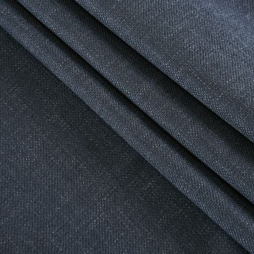 Ткань костюмная 025-12051 сине-серый меланж