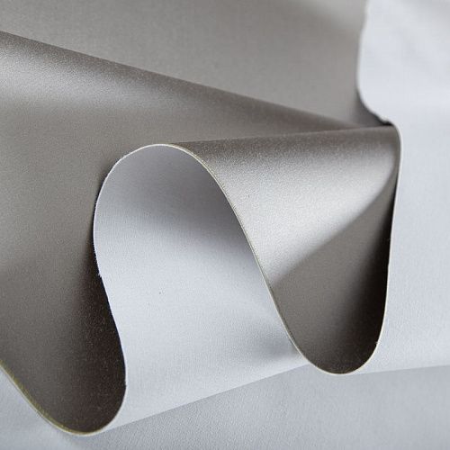 Тафта корсетная дублированная Versace 051-20405 серебристо-серый