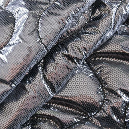 Ткань курточная 033-12120 серебристый