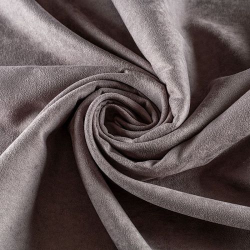 Замша портьерная 13-02-00463 серый однотонный