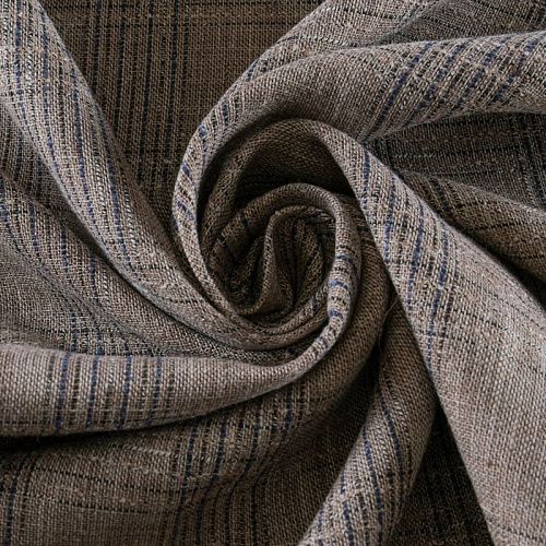 Лен натуральный 035-12031 песочный принтованный