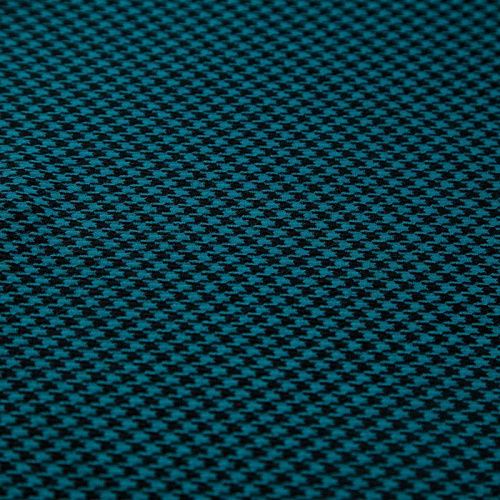 Ткань костюмная 025-14711 бирюзово-зеленый принтованный