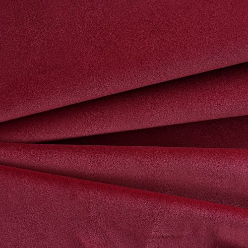 Бархат 002-11893 глубокий карминный однотонный