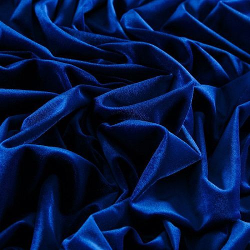 Бархат стрейч 002-15630 парламент однотонный