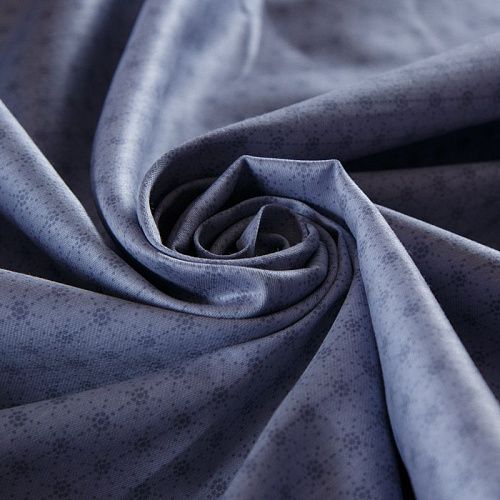 Сатин ш. 220 см 007-13364 серо-синий принтованный