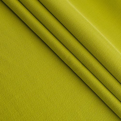 Креп двойной 026-14523 шартрез однотонный