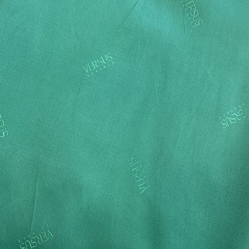 Ткань подкладочная 045-11097 морской зеленый жаккардовый