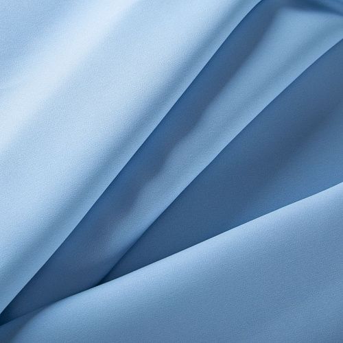 Креп двойной Valentino 026-19794 светло-голубой