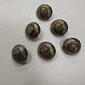Пуговица декоративная на ножке 18мм металл бронза