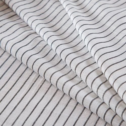 Лен-вискоза 035-17573 белый принтованный