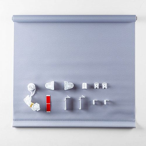 Штора рулонная PLAIN 80х150 см 8315518 серый
