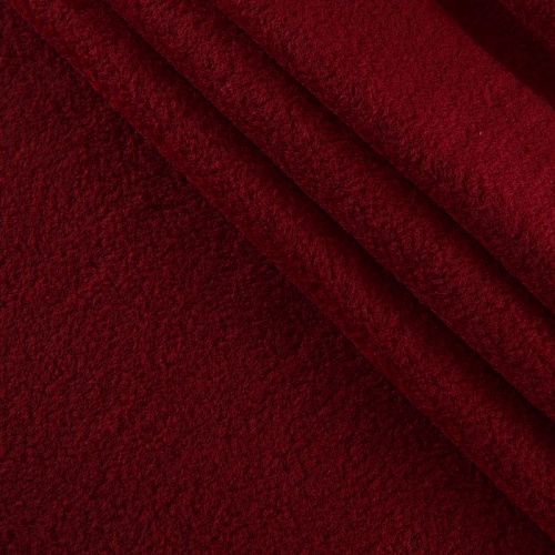 Флис 061-15713 бордовый однотонный