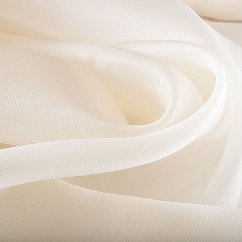 Органза фактурная 039-17035 молочный