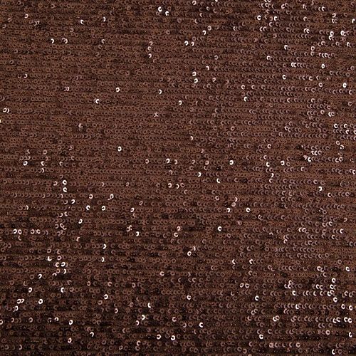 Пайетки на сетке 055-16842 шоколадный