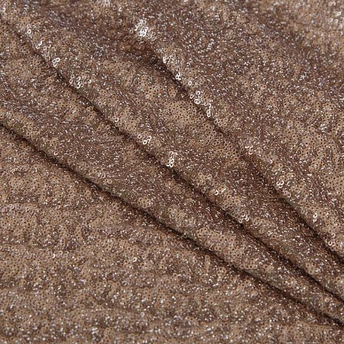 Пайетки на сетке 055-16847 бежевый