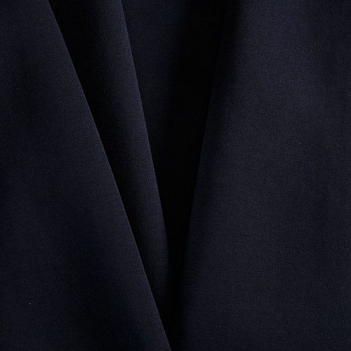 Трикотаж 056-15756 темно-синий однотонный