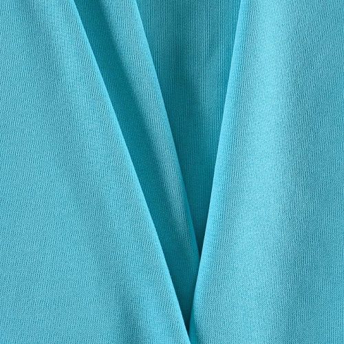 Футер с начесом 062-11828 бирюзовый однотонный