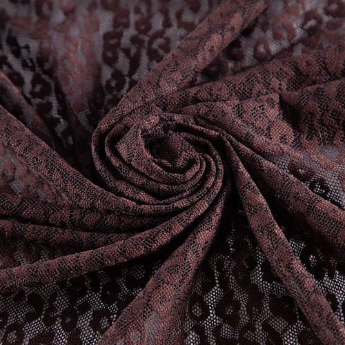 Сетка трикотажная 050-20668 шоколадный жаккардовый