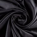 Ткань подкладочная карманная К27-126 черный однотонный