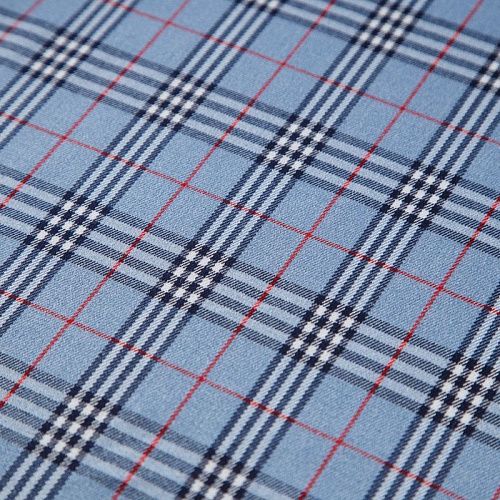 Ткань костюмная 025-12449 голубой принтованный