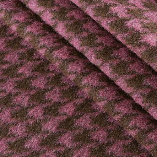 Ткань пальтовая 040-12077 коричнево-розовый