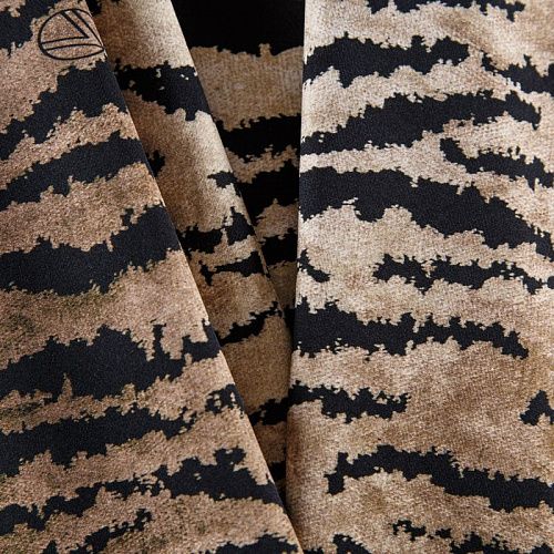 Лайкра 005-12475 бежевый принтованный