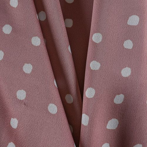 Креп-атлас 001-11925 пудрово-розовый принтованный