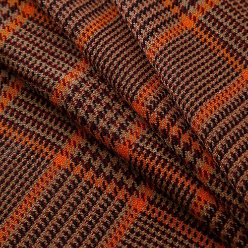 Твид Balenciaga 052-19163 бежево-коричневый