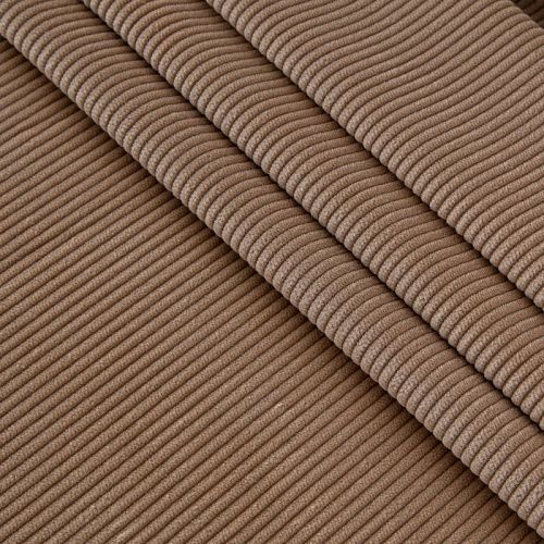 Вельвет стрейч 008-20017 бежевый однотонный