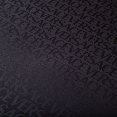 Шелк-вискоза жаккардовый Versace 064-19646 черный