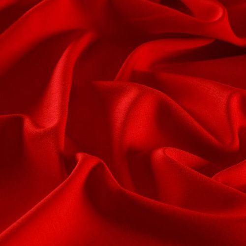 Трикотаж 056-15576 оранжево-красный однотонный