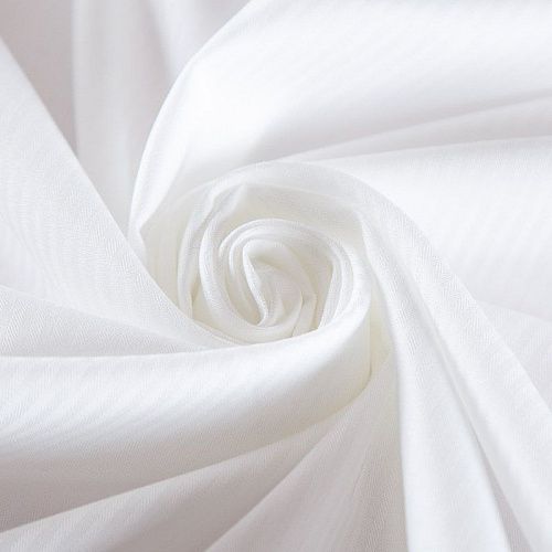 Хлопок плательно-рубашечный 049-16531 белый жаккардовый