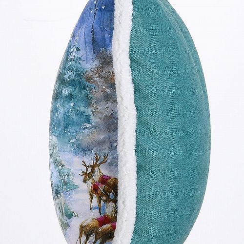 Наволочка принт декоративная на молнии 46х46 см 521935