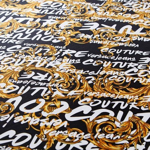 Лайкра 005-12472 черный принтованный