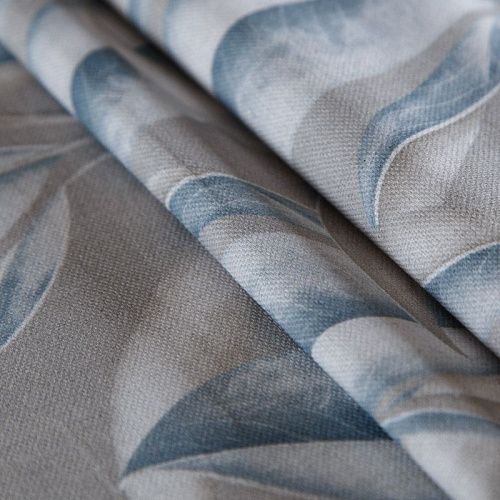 Ткань портьерная H-280 см 19-02-15855 серый принтованный