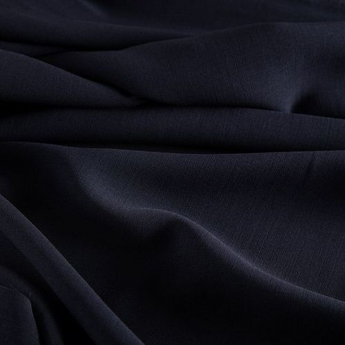 Шерсть костюмная стрейч 025-17278 черный однотонный