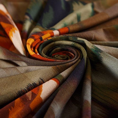 Трикотаж 056-16333 хаки принтованный