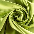 Шелк синтетический стрейч К1-372 зеленое яблоко однотонный