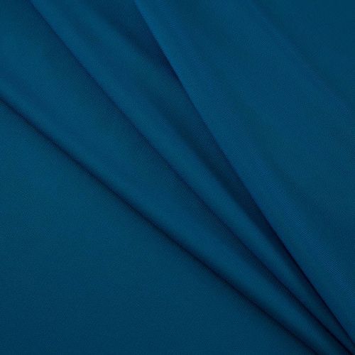 Трикотаж 056-16892 лазурно-голубой однотонный