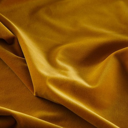 Бархат 002-17135 золотисто-медовый однотонный