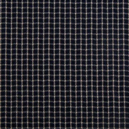 Ткань костюмная 025-14956 темно-синий клетка